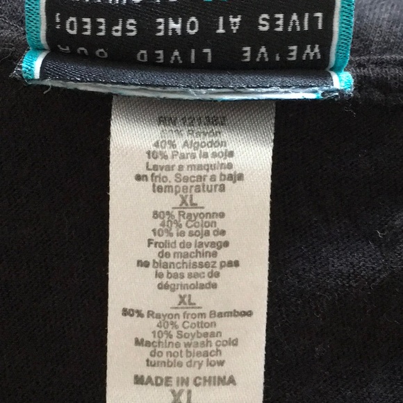 Too Fast goth tee - XL - Picture 5 of 5